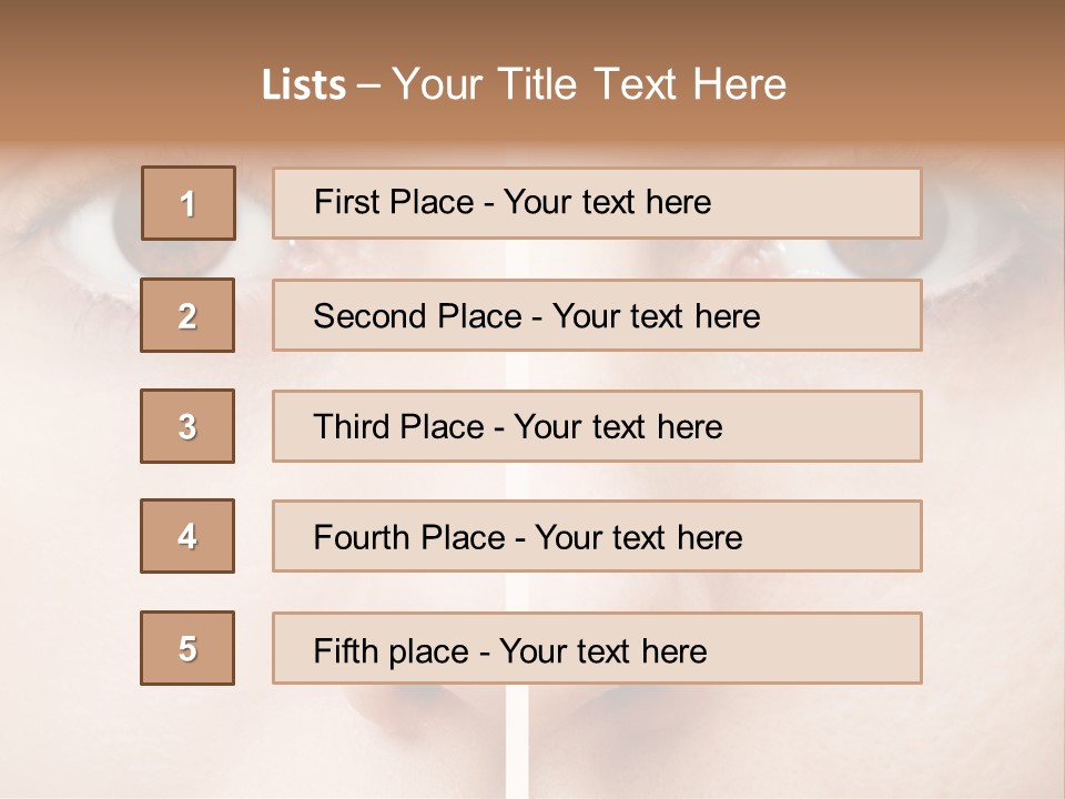 Depression Cicatrice Calm PowerPoint Template