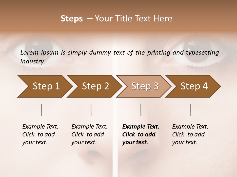 Depression Cicatrice Calm PowerPoint Template