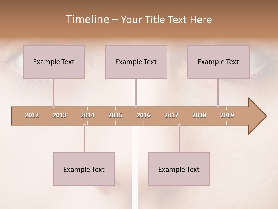 Depression Cicatrice Calm PowerPoint Template