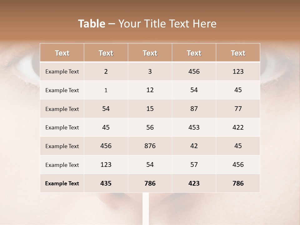 Depression Cicatrice Calm PowerPoint Template