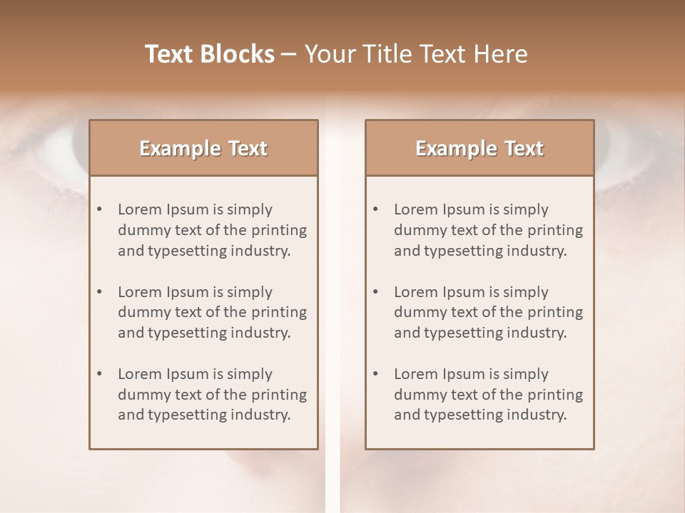 Depression Cicatrice Calm PowerPoint Template