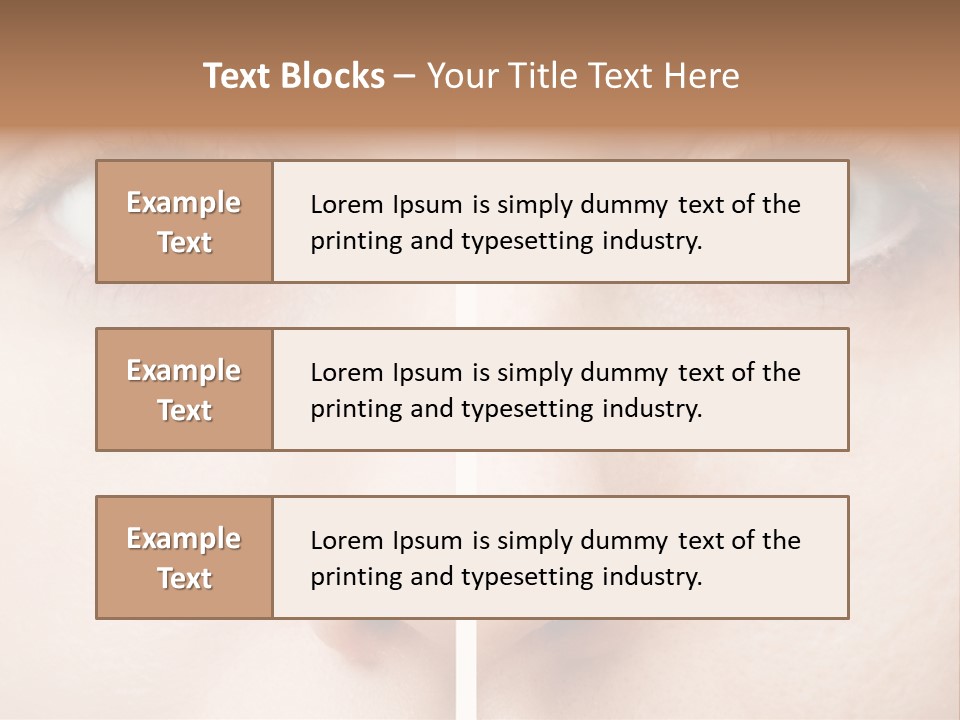Depression Cicatrice Calm PowerPoint Template