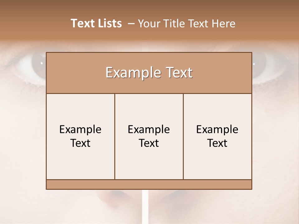 Depression Cicatrice Calm PowerPoint Template