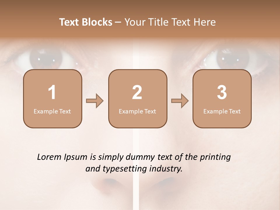 Depression Cicatrice Calm PowerPoint Template
