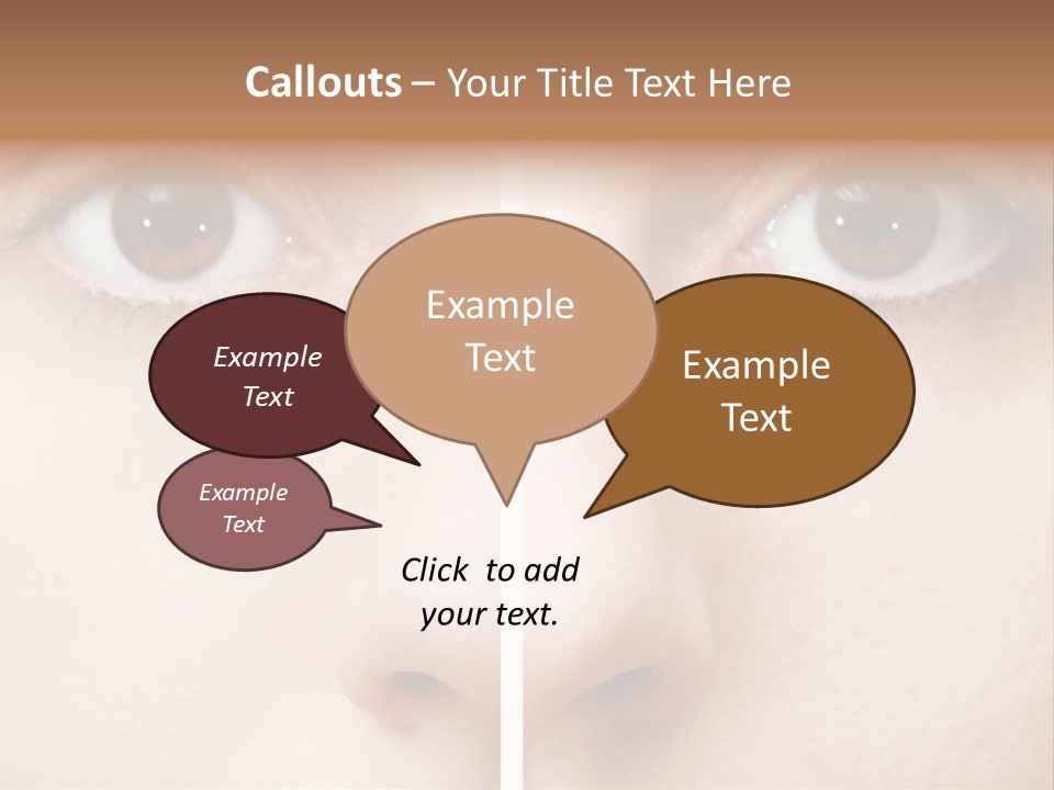 Depression Cicatrice Calm PowerPoint Template