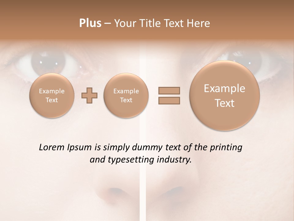 Depression Cicatrice Calm PowerPoint Template