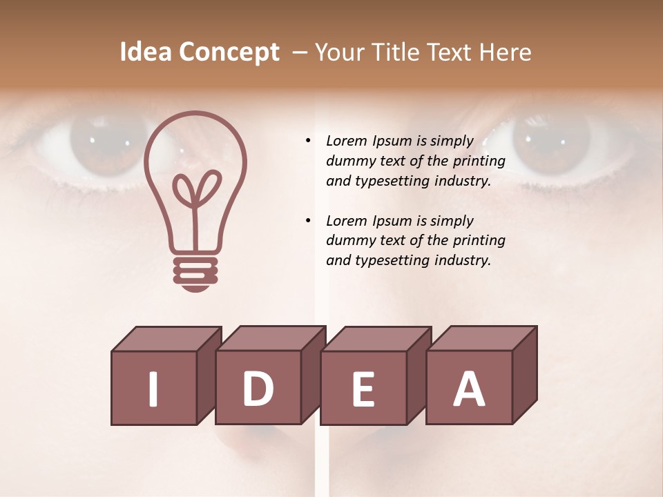 Depression Cicatrice Calm PowerPoint Template