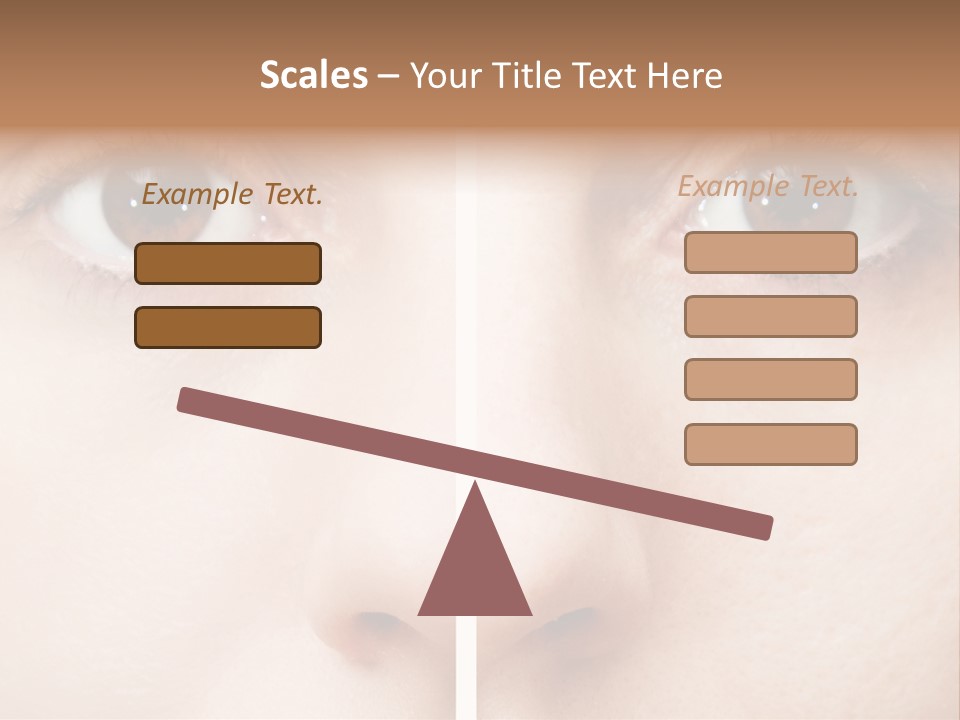 Depression Cicatrice Calm PowerPoint Template
