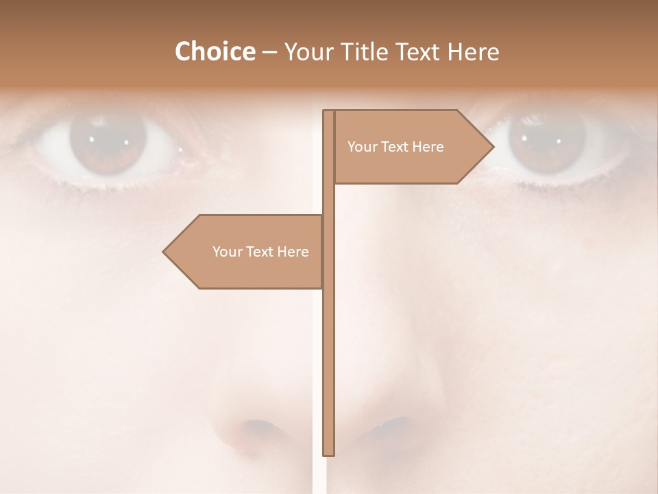 Depression Cicatrice Calm PowerPoint Template