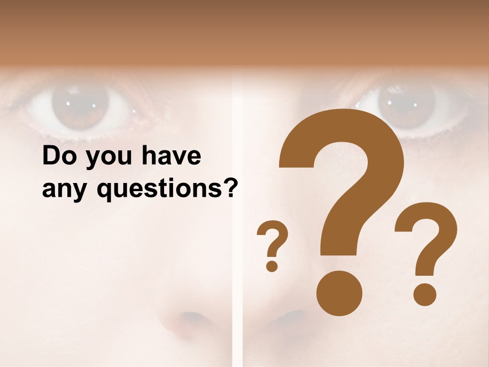 Depression Cicatrice Calm PowerPoint Template