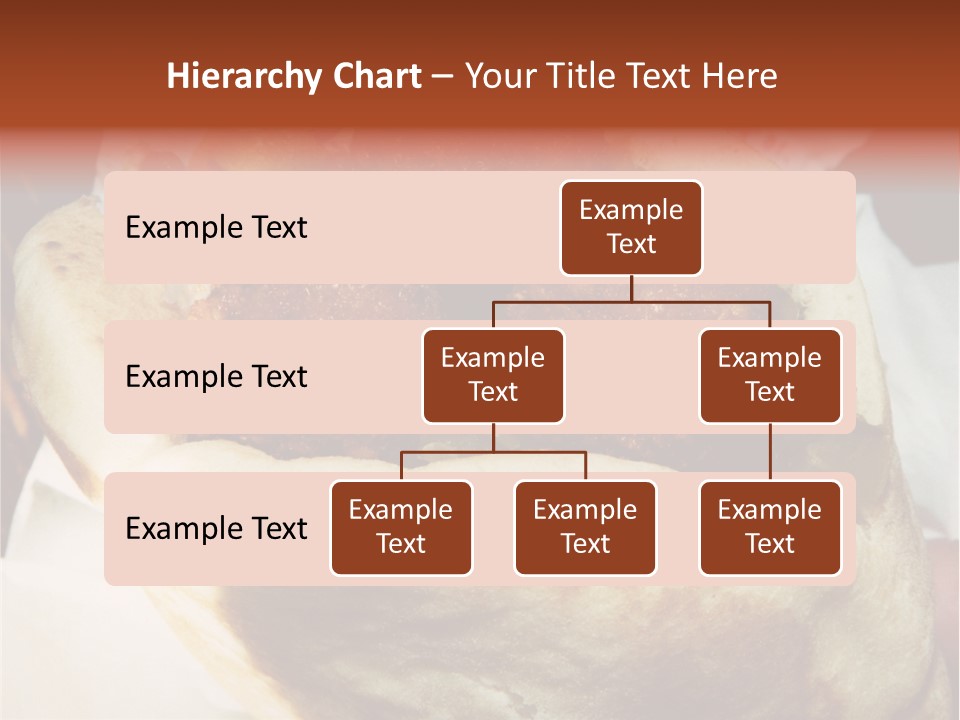 A Taco Filled With Meatballs On Top Of A Wrapper PowerPoint Template