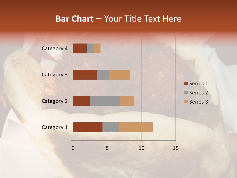 A Taco Filled With Meatballs On Top Of A Wrapper PowerPoint Template