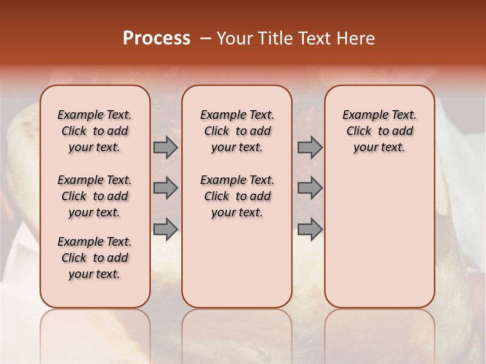 A Taco Filled With Meatballs On Top Of A Wrapper PowerPoint Template