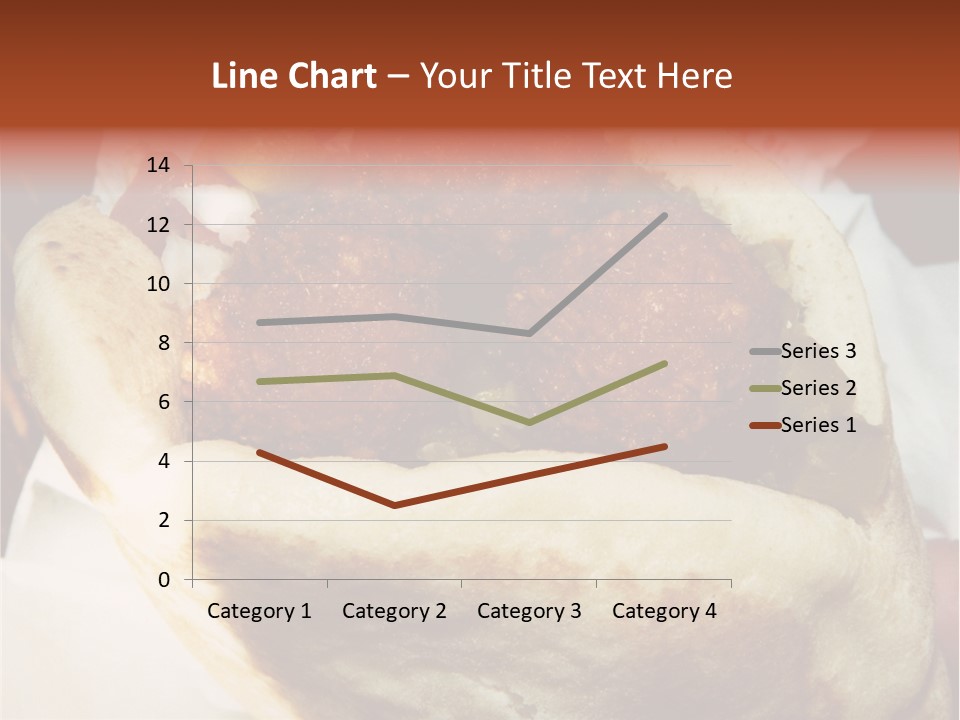 A Taco Filled With Meatballs On Top Of A Wrapper PowerPoint Template