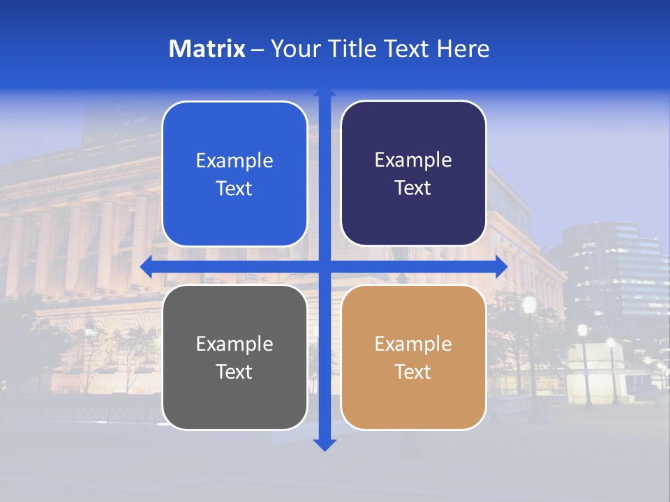 Architecture Usa Ohio PowerPoint Template