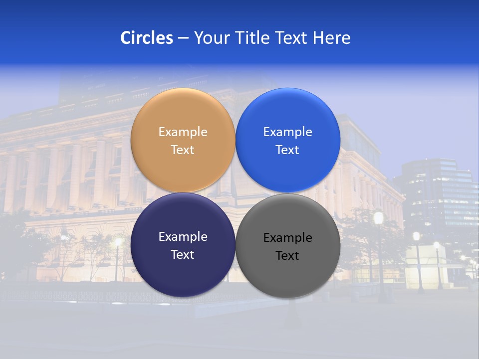 Architecture Usa Ohio PowerPoint Template