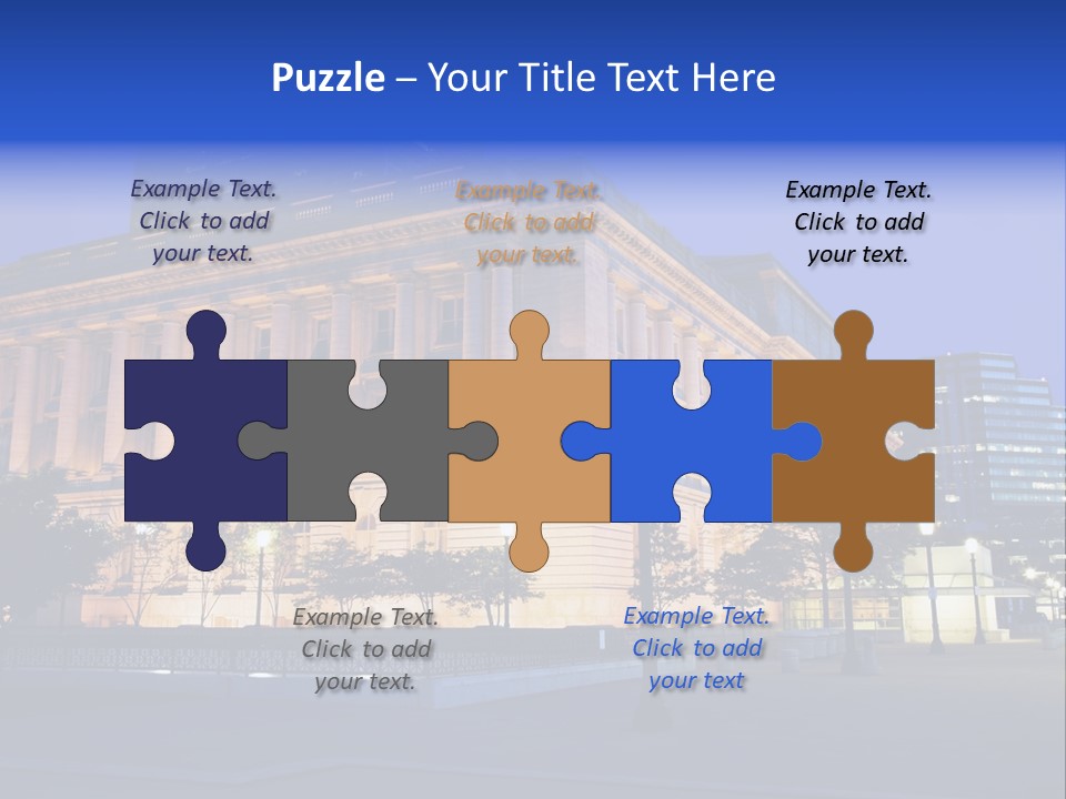 Architecture Usa Ohio PowerPoint Template