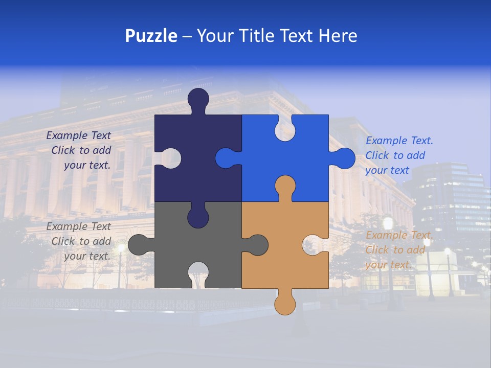 Architecture Usa Ohio PowerPoint Template