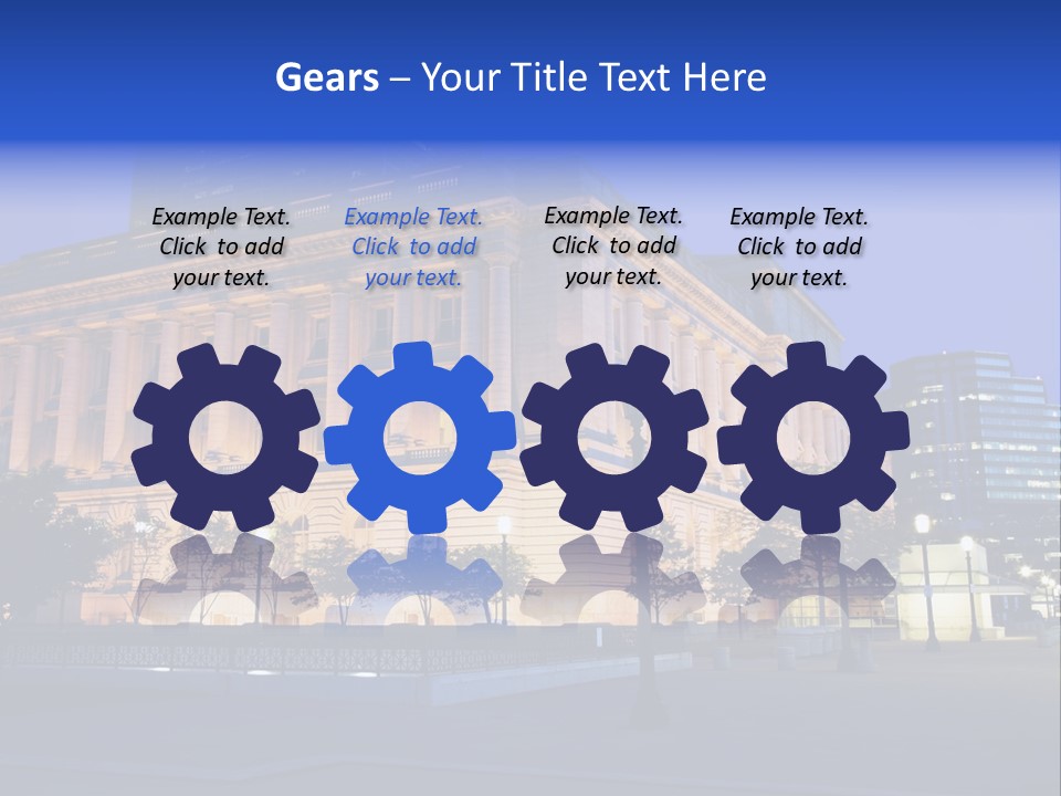 Architecture Usa Ohio PowerPoint Template