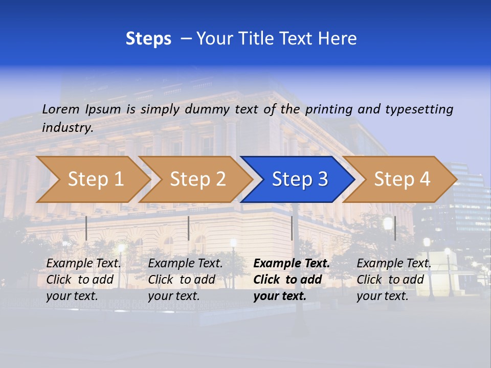 Architecture Usa Ohio PowerPoint Template