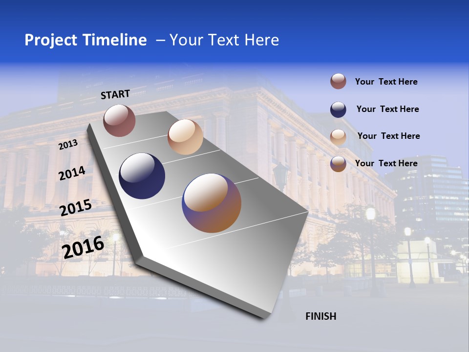 Architecture Usa Ohio PowerPoint Template
