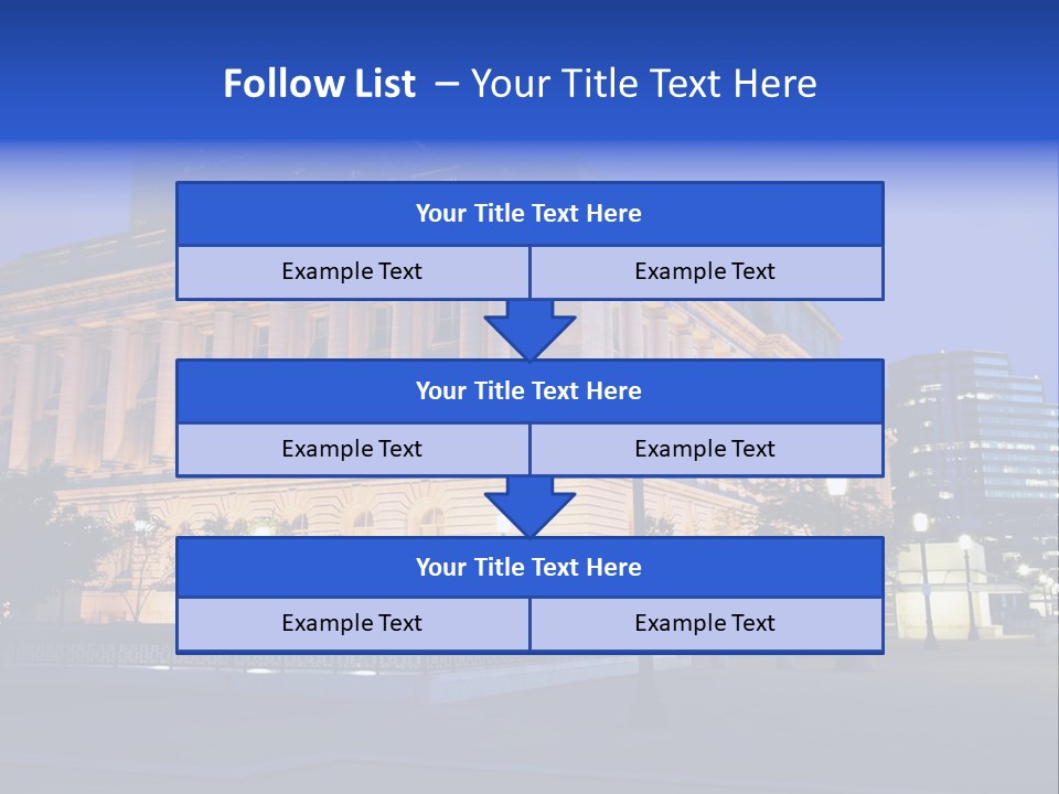 Architecture Usa Ohio PowerPoint Template