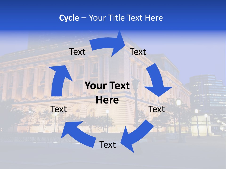 Architecture Usa Ohio PowerPoint Template