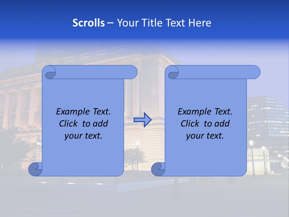 Architecture Usa Ohio PowerPoint Template