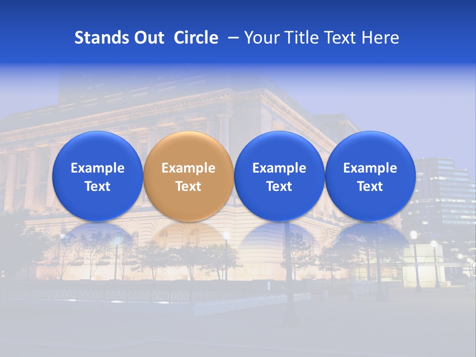 Architecture Usa Ohio PowerPoint Template