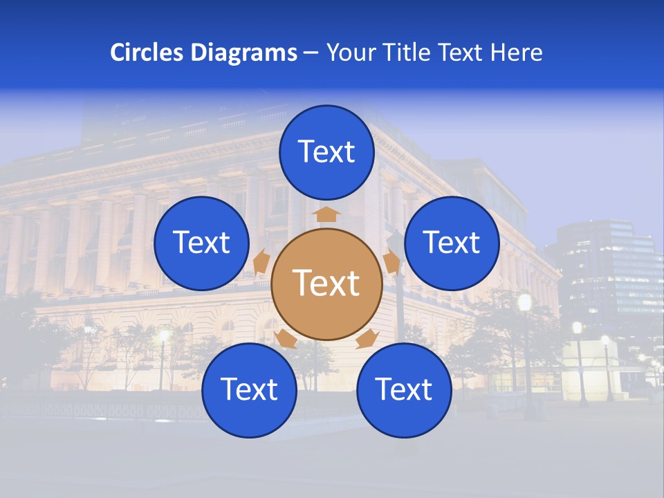 Architecture Usa Ohio PowerPoint Template