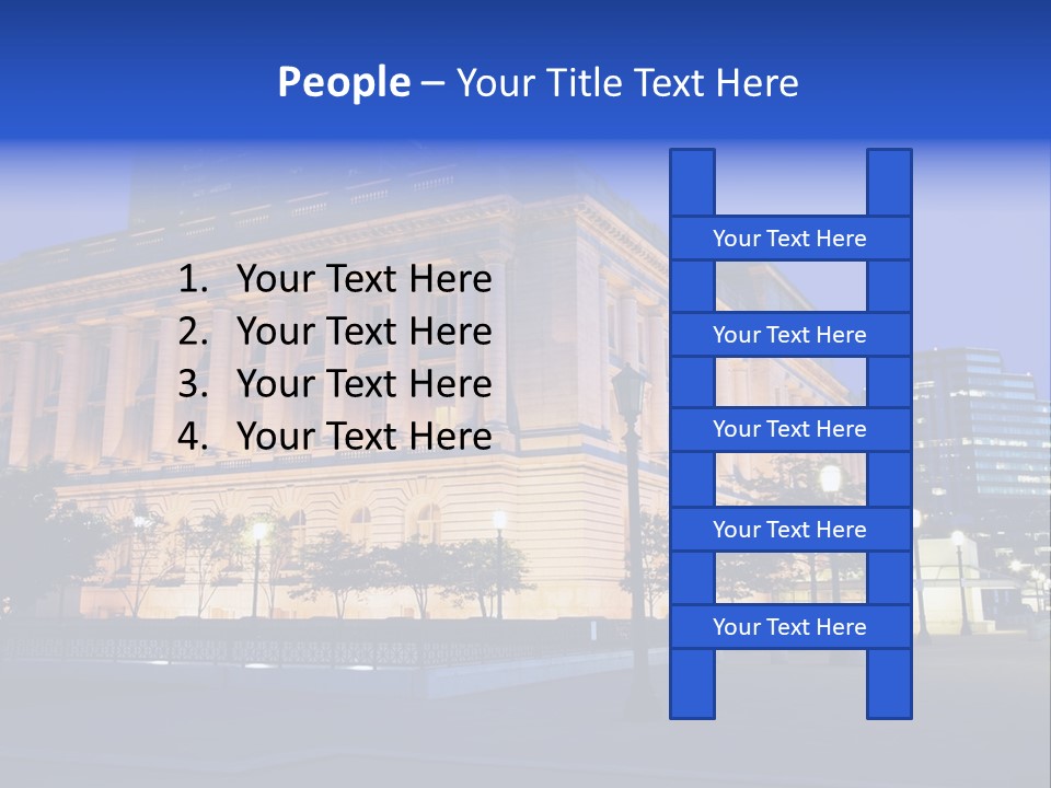 Architecture Usa Ohio PowerPoint Template