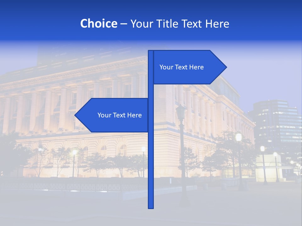 Architecture Usa Ohio PowerPoint Template