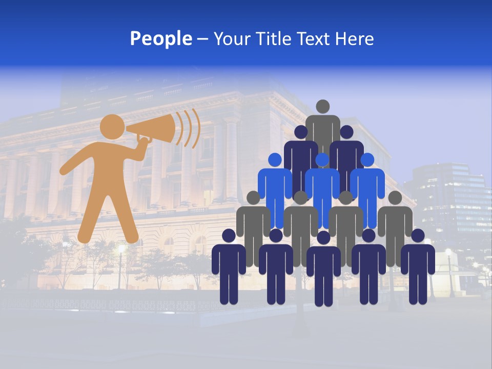 Architecture Usa Ohio PowerPoint Template