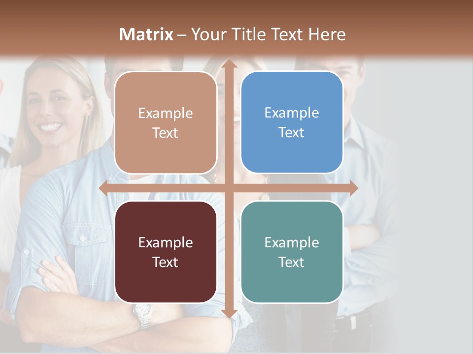 European Jacket Sensually PowerPoint Template