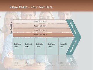 European Jacket Sensually PowerPoint Template