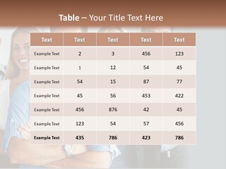 European Jacket Sensually PowerPoint Template