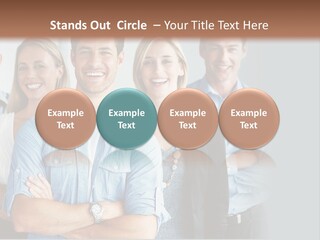 European Jacket Sensually PowerPoint Template