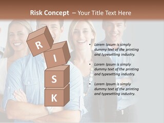 European Jacket Sensually PowerPoint Template