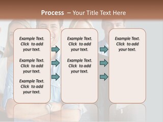 European Jacket Sensually PowerPoint Template