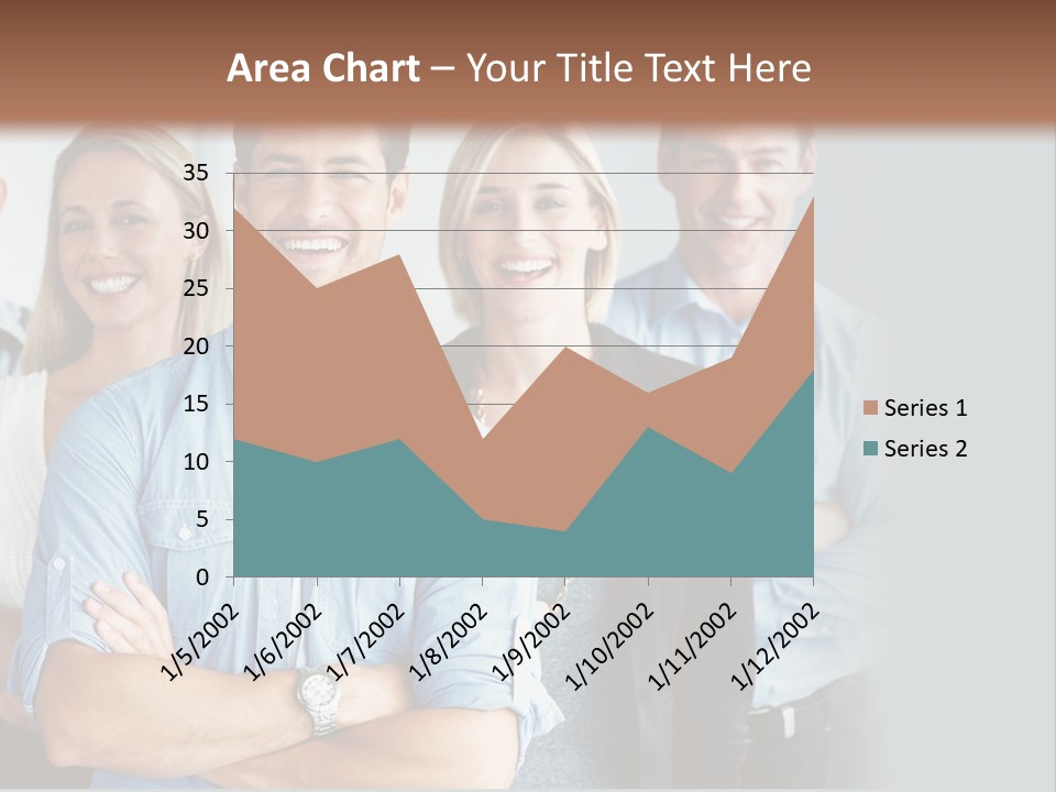 European Jacket Sensually PowerPoint Template
