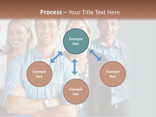 European Jacket Sensually PowerPoint Template