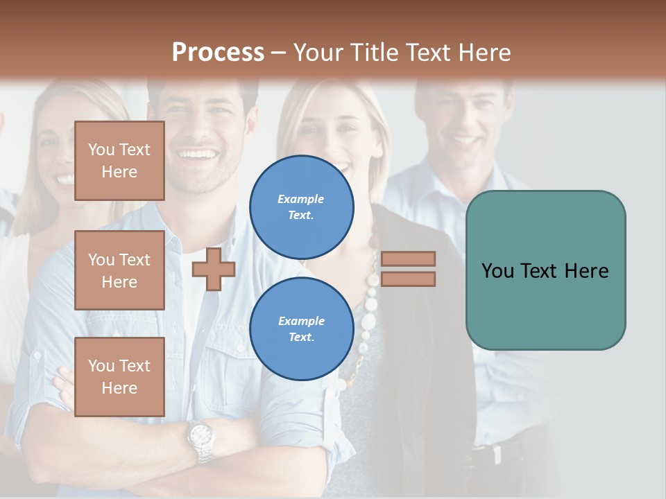 European Jacket Sensually PowerPoint Template