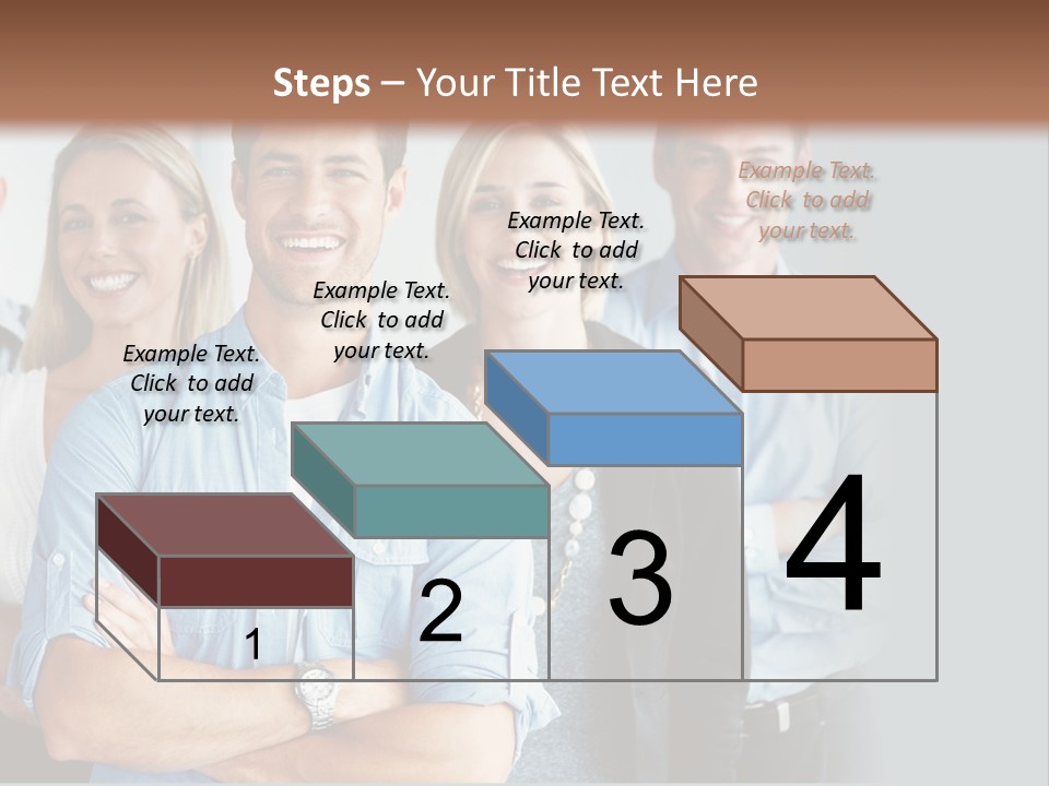 European Jacket Sensually PowerPoint Template