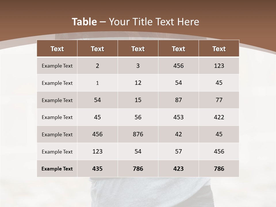 A Woman In A Leather Jacket Is Posing For A Picture PowerPoint Template