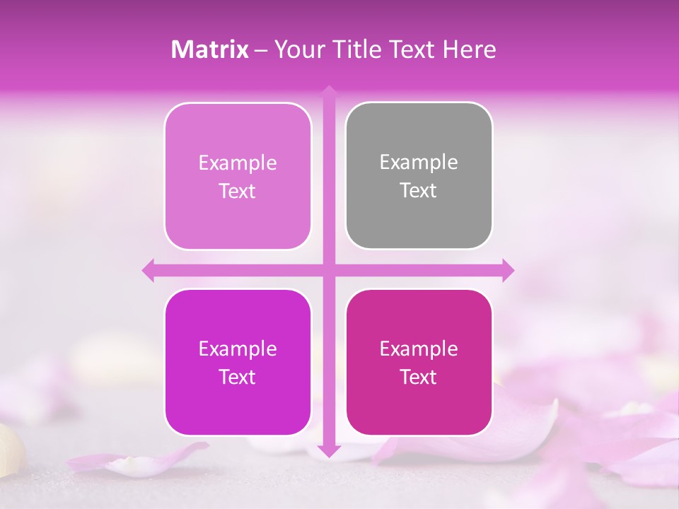 Fallen Scatter Bridal PowerPoint Template