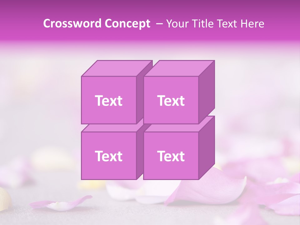 Fallen Scatter Bridal PowerPoint Template