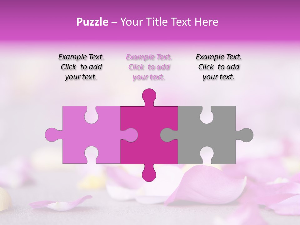 Fallen Scatter Bridal PowerPoint Template