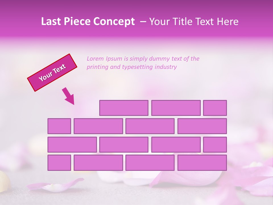 Fallen Scatter Bridal PowerPoint Template