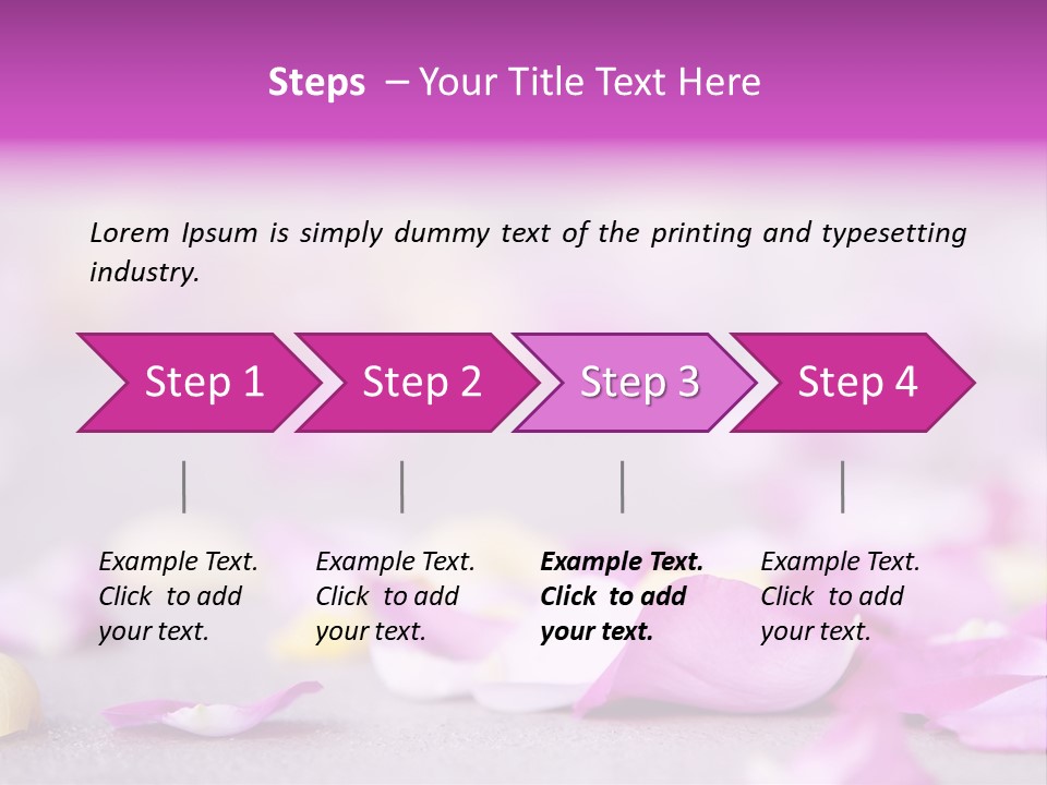 Fallen Scatter Bridal PowerPoint Template