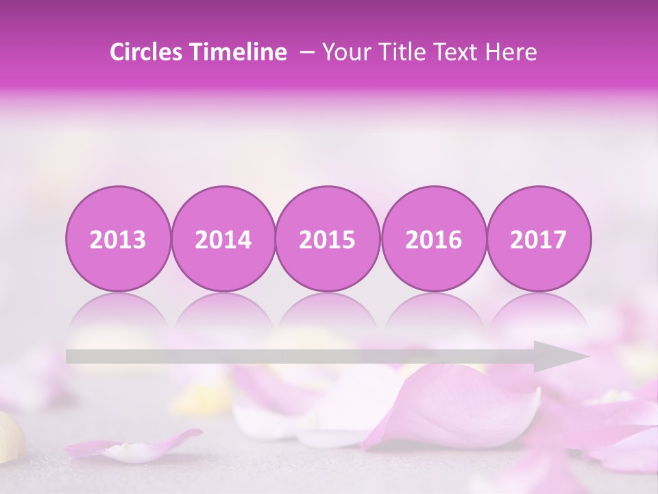 Fallen Scatter Bridal PowerPoint Template